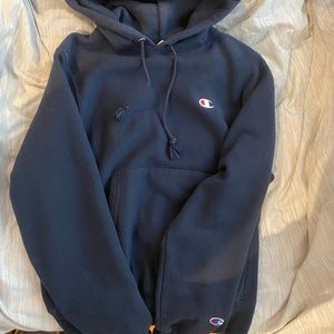 Champion navy hoodie unisex